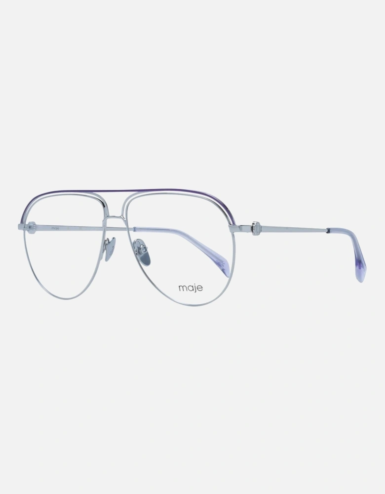 Purple Aviator Glasses with Demo Lenses and Branded Case Women Frames