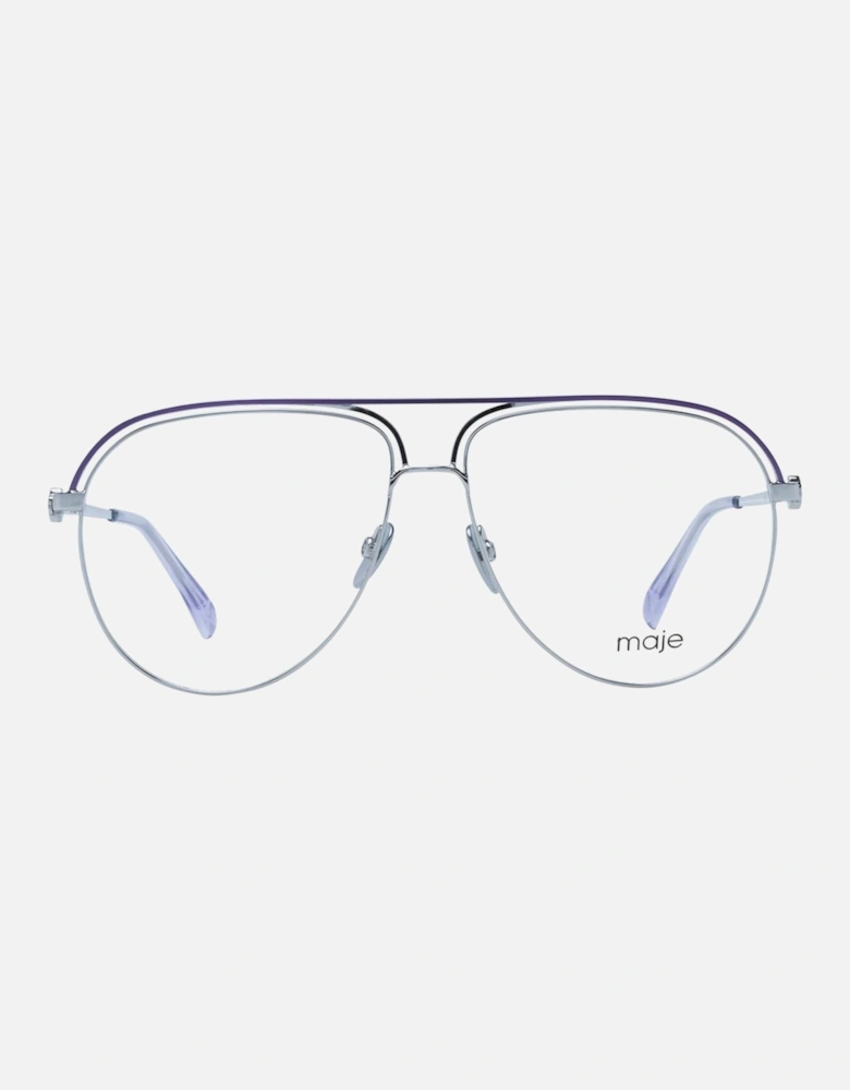 Purple Aviator Glasses with Demo Lenses and Branded Case Women Frames