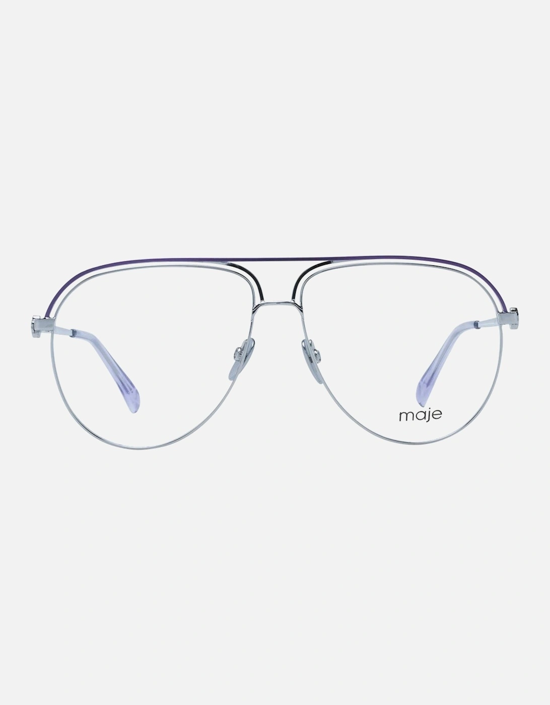 Purple Aviator Glasses with Demo Lenses and Branded Case Women Frames