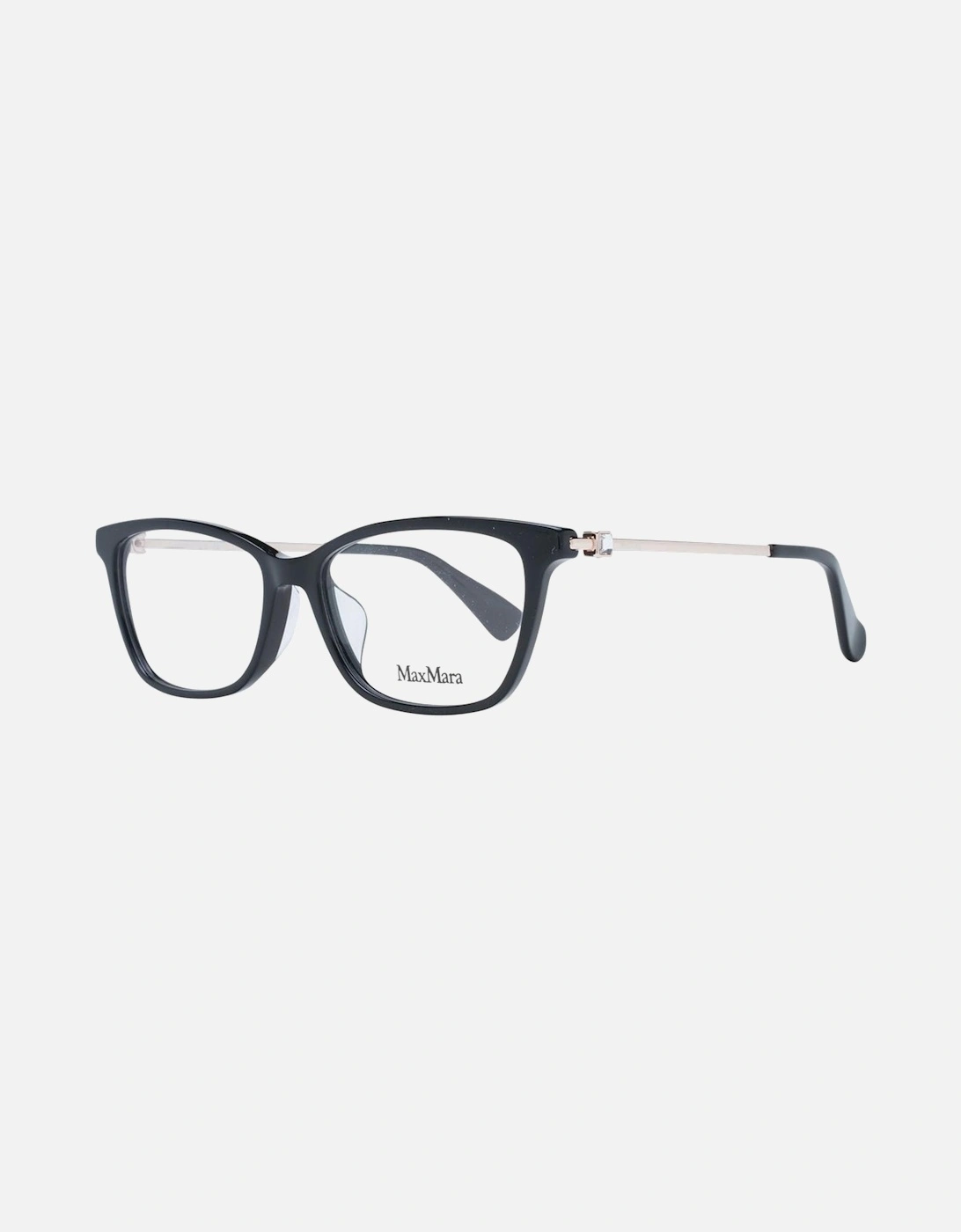 Black Trapezium Frame Demo Glasses Women, 4 of 3