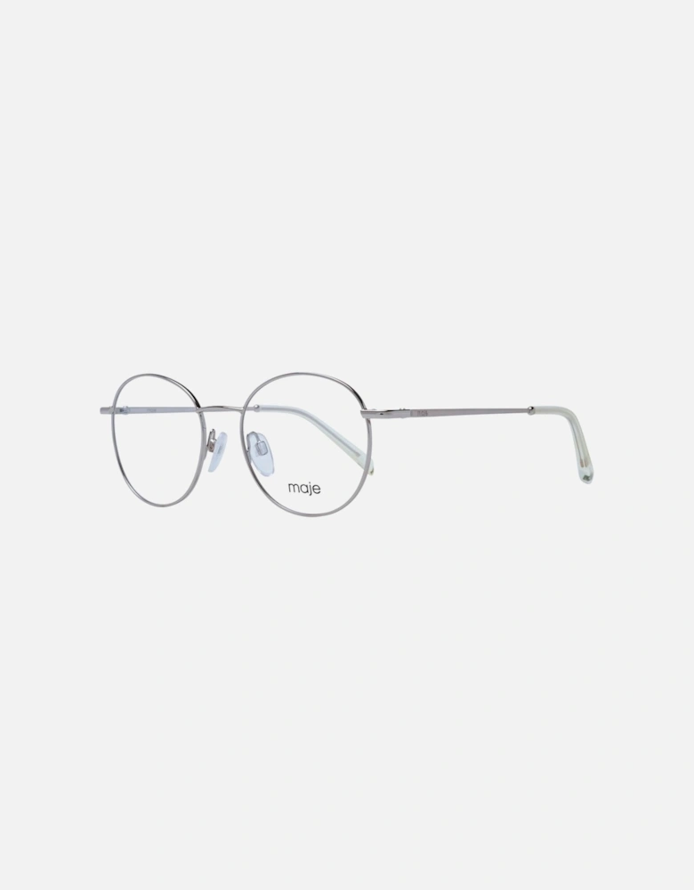 Gold Stainless Steel Round Glasses with Demo Lenses Women Frames