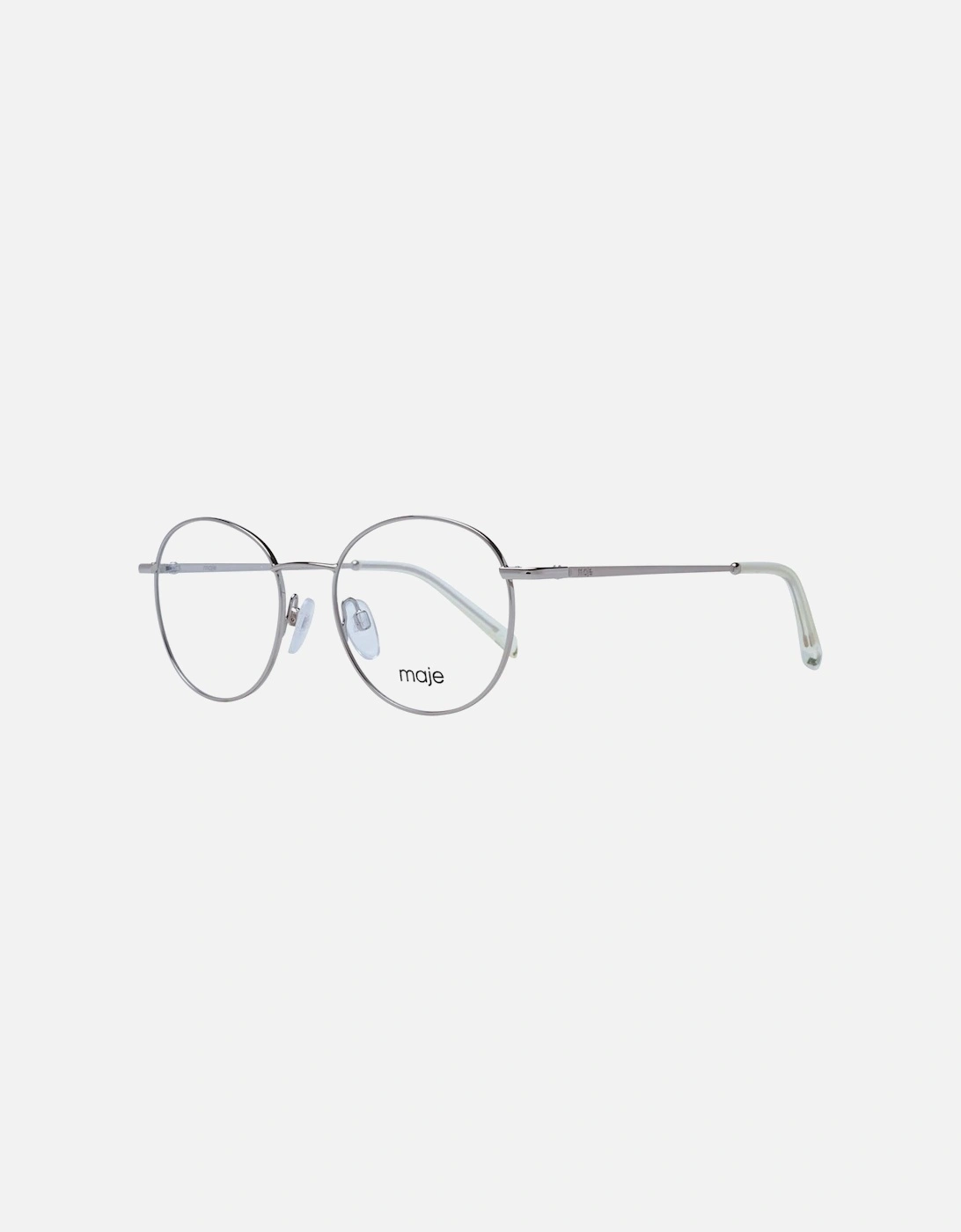 Gold Stainless Steel Round Glasses with Demo Lenses Women Frames, 4 of 3