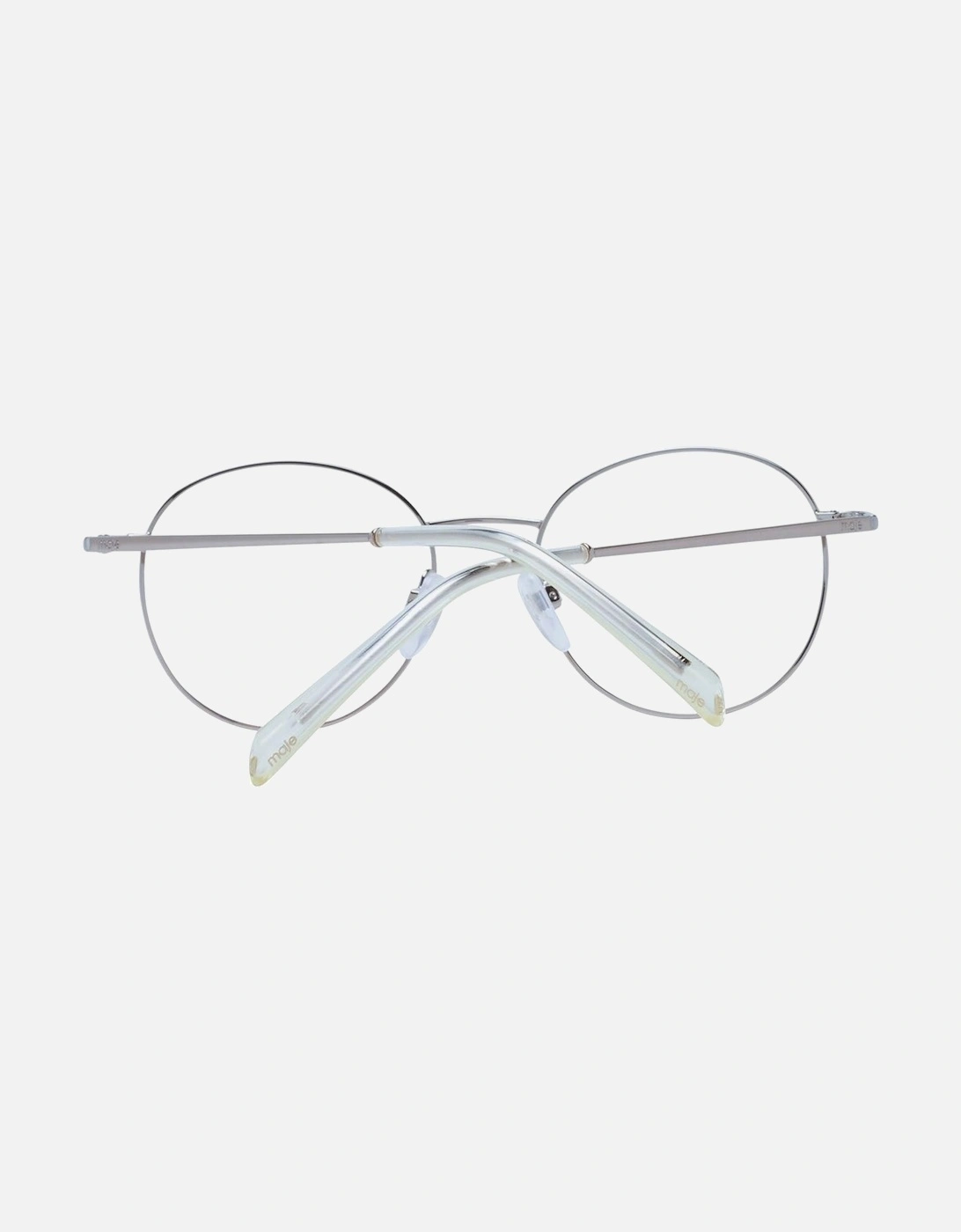 Gold Stainless Steel Round Glasses with Demo Lenses Women Frames