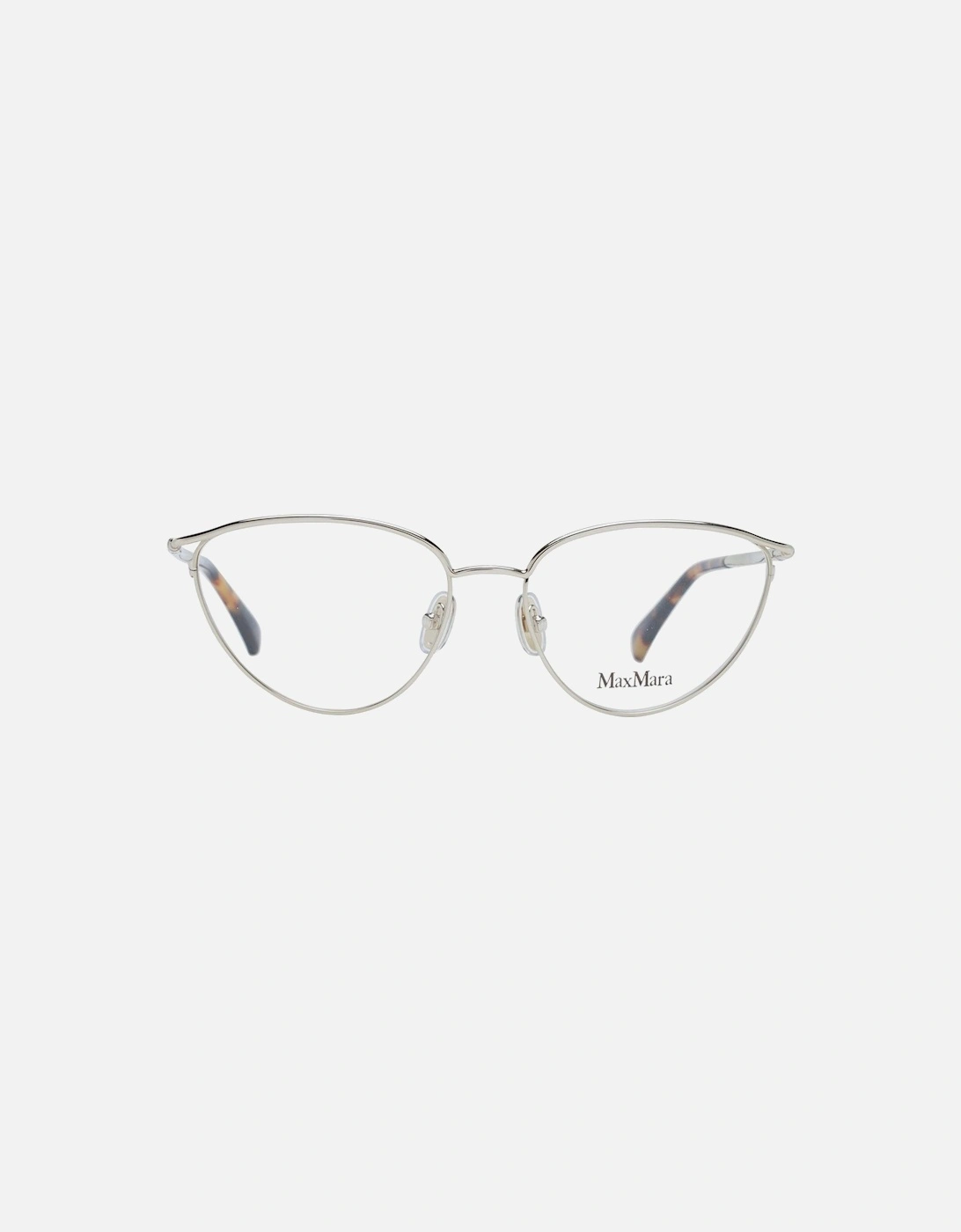 Gold Metal Cat Eye Glasses with Demo Lenses - 54-16-135 Women Frames