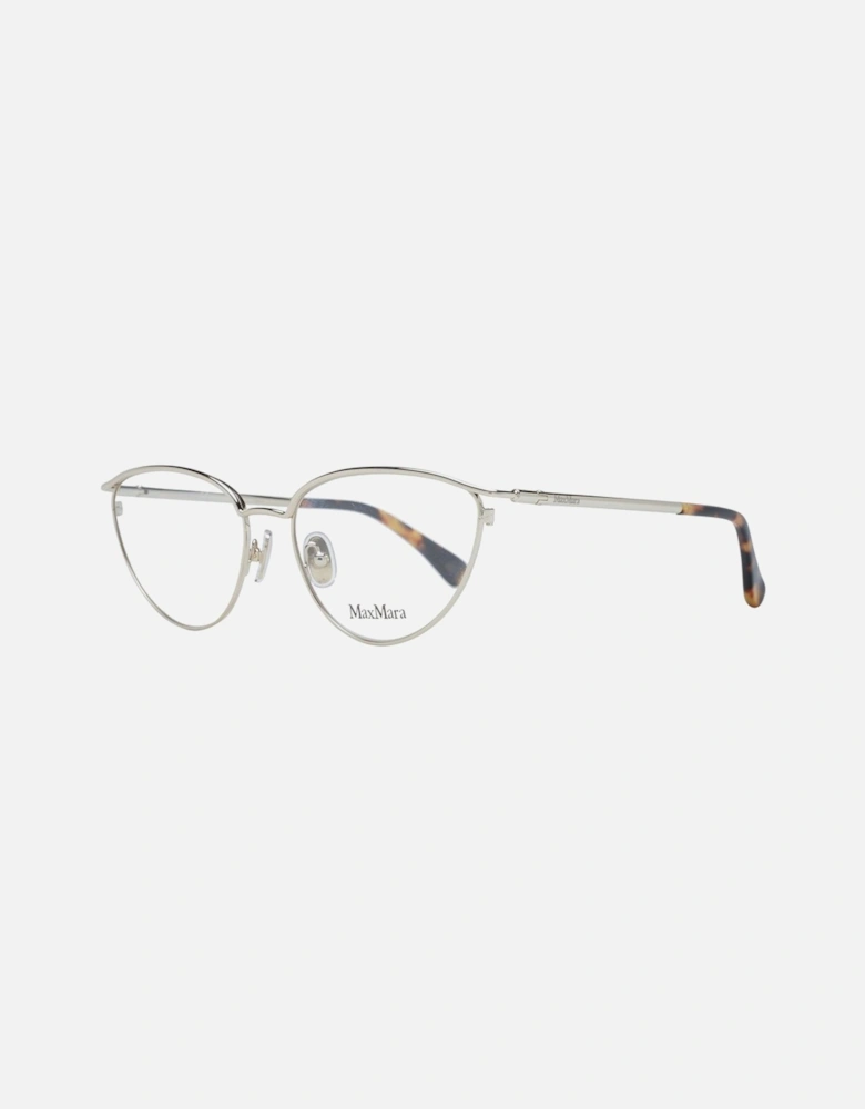 Gold Metal Cat Eye Glasses with Demo Lenses - 54-16-135 Women Frames