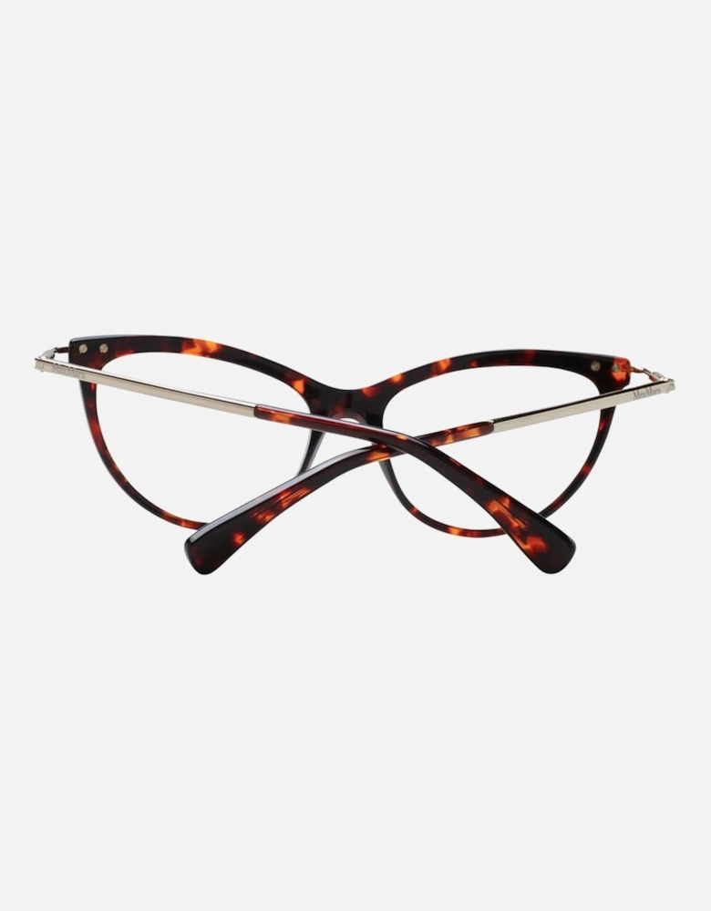 Brown Cat Eye Glasses with Demo Lenses Women Frames