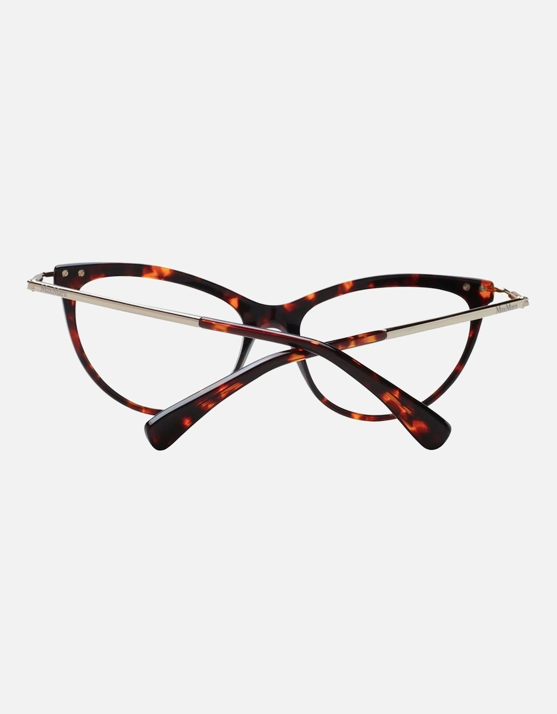 Brown Cat Eye Glasses with Demo Lenses Women Frames