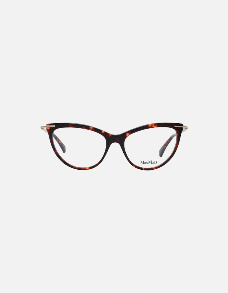 Brown Cat Eye Glasses with Demo Lenses Women Frames
