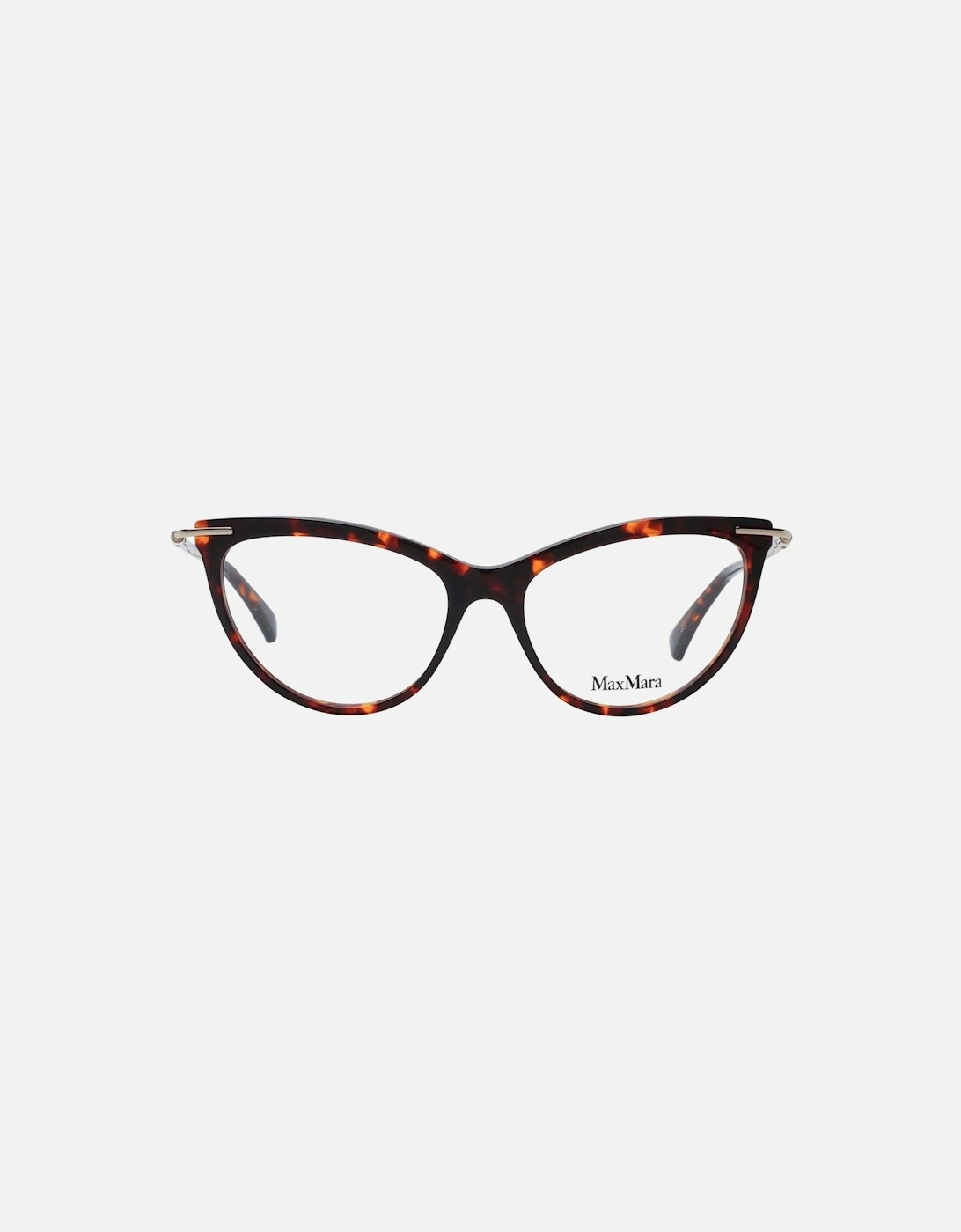 Brown Cat Eye Glasses with Demo Lenses Women Frames