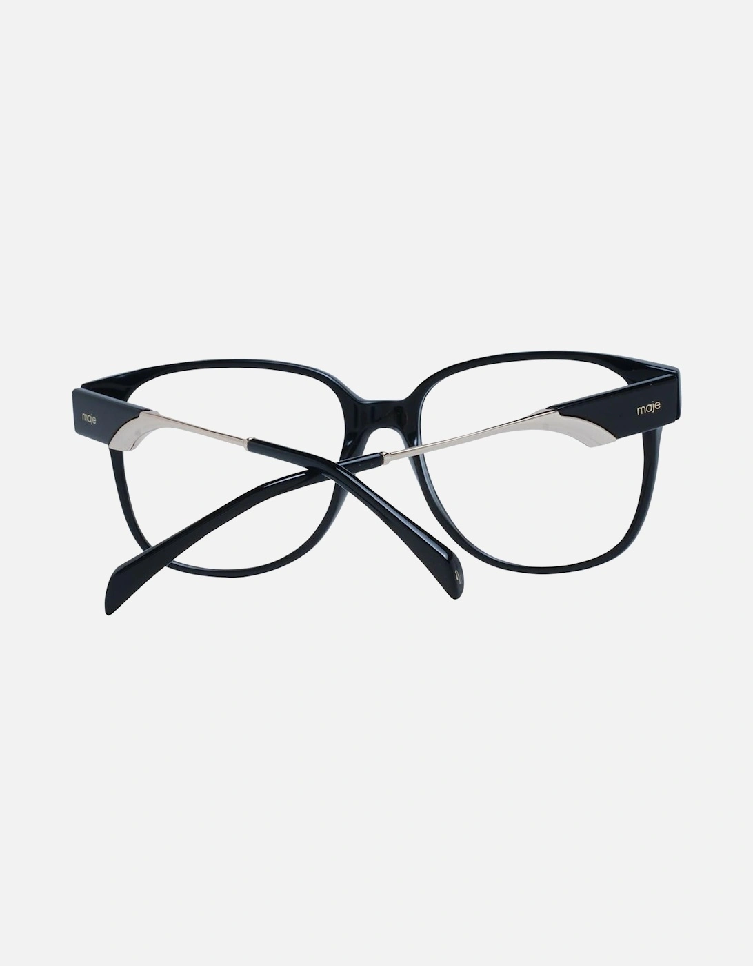 Black Acetate Square Glasses with Demo Lenses - 54-16-140 Women Frames