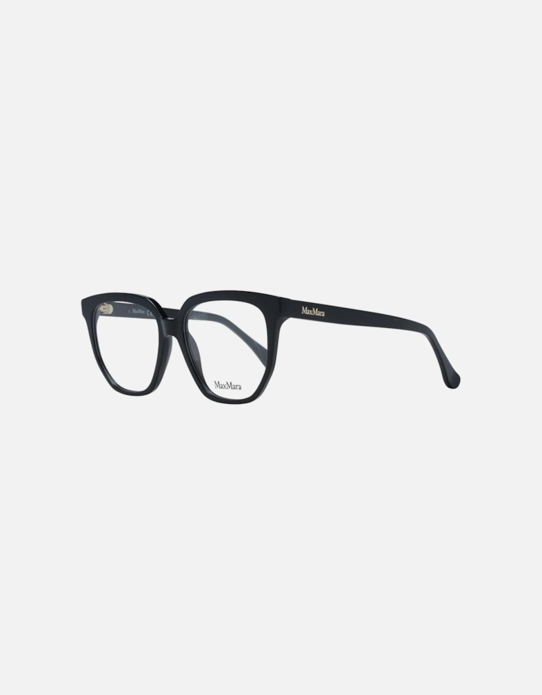 Black Square Plastic Frame Demo Glasses Women