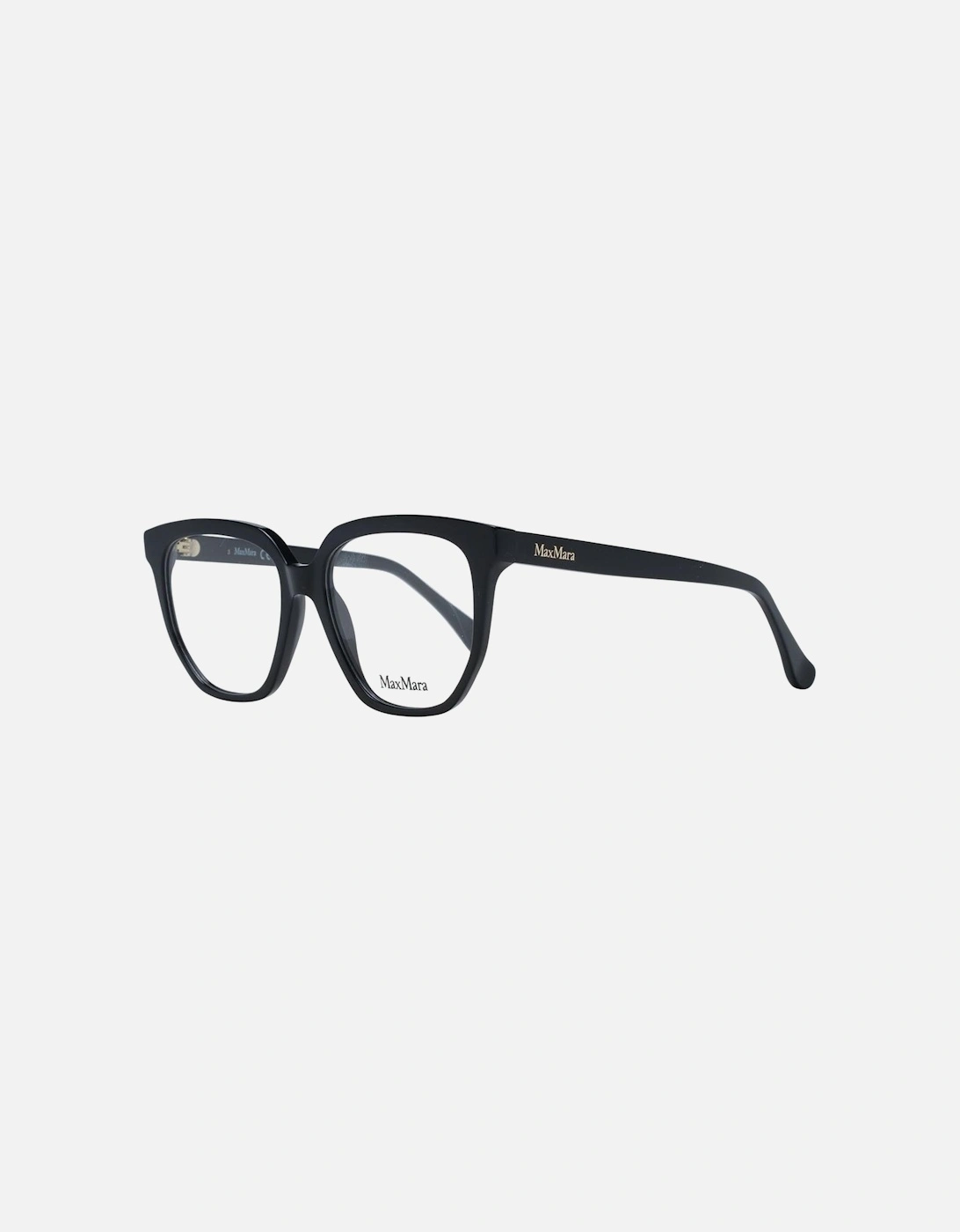 Black Square Plastic Frame Demo Glasses Women, 4 of 3