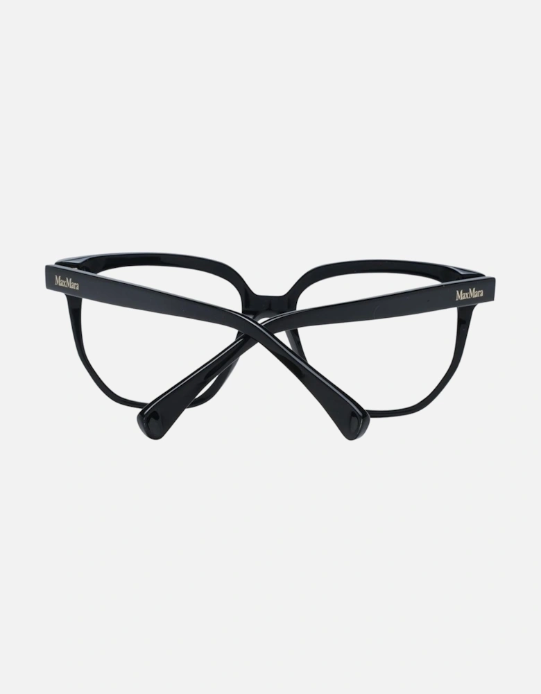 Black Square Plastic Frame Demo Glasses Women