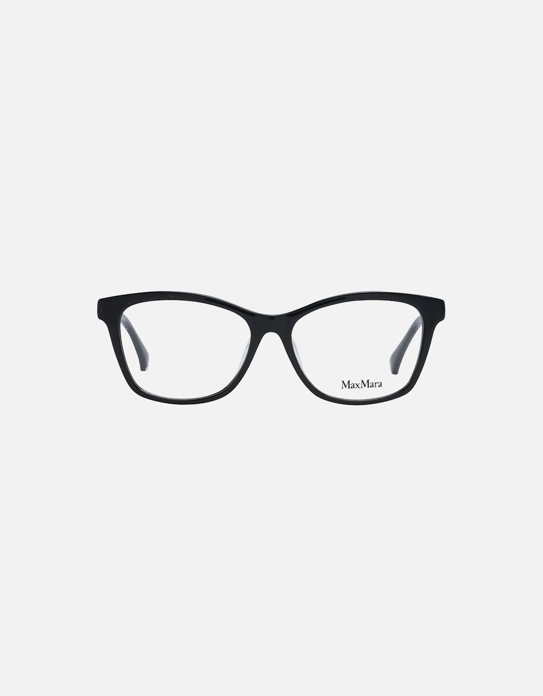 Black Plastic Rectangle Glasses with Demo Lenses Women Frames