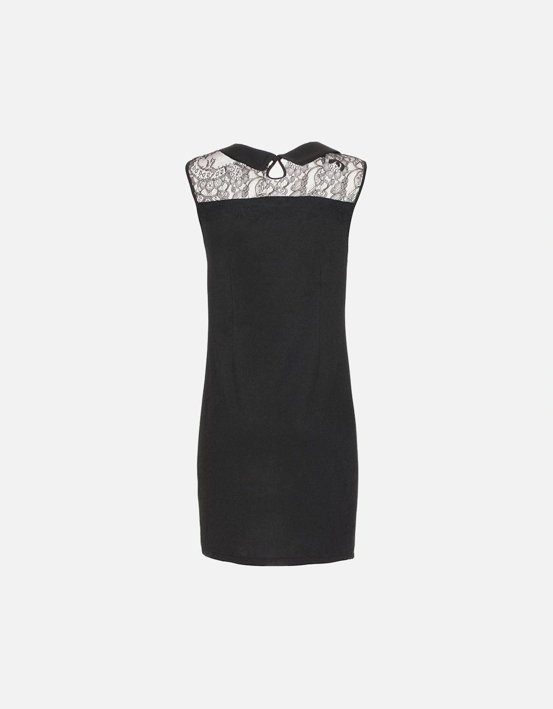 Lace Collar Sleeveless Dress MA1659 Women - Black Dresses