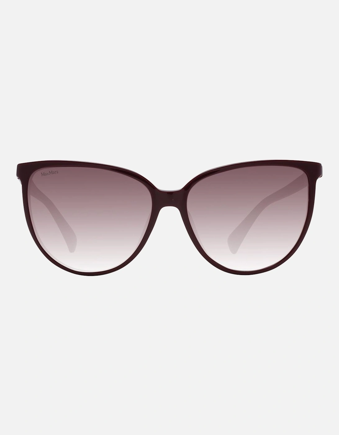 Burgundy Butterfly Sunglasses with Gradient Lenses Women