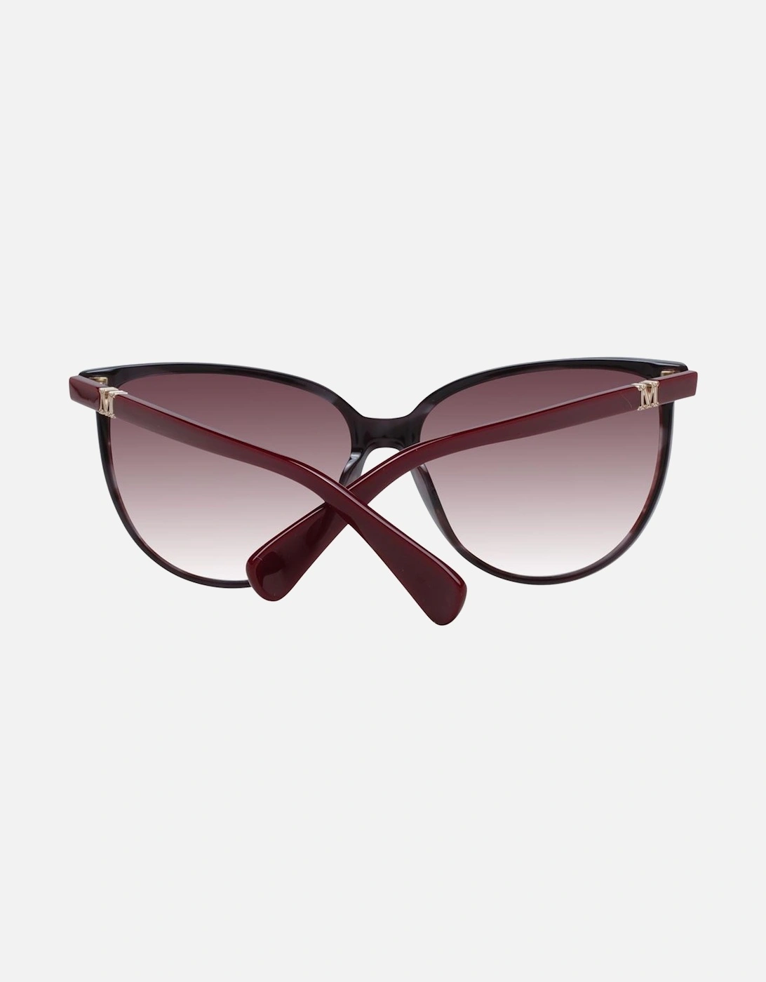 Burgundy Butterfly Sunglasses with Gradient Lenses Women