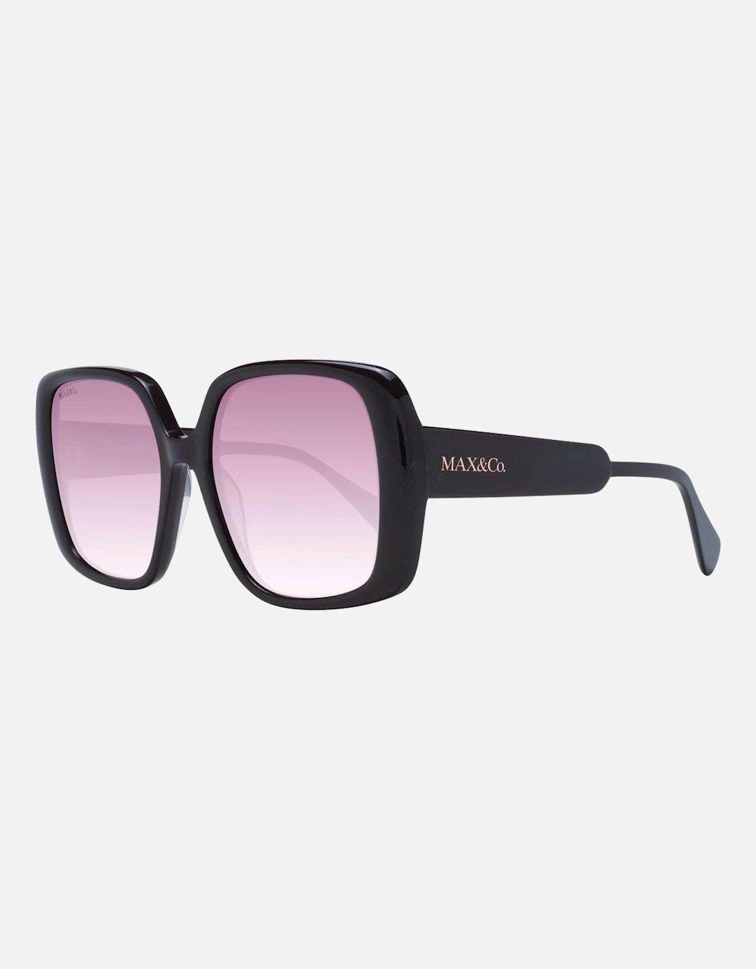 Burgundy Gradient Square Sunglasses for Women - Brown, 4 of 3