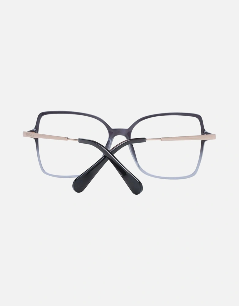 Black Square Plastic Frame Glasses with Demo Lenses Women