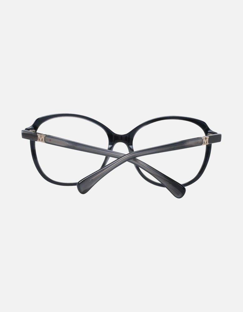 Black Plastic Butterfly Frame Glasses with Demo Lenses - 57-17-140