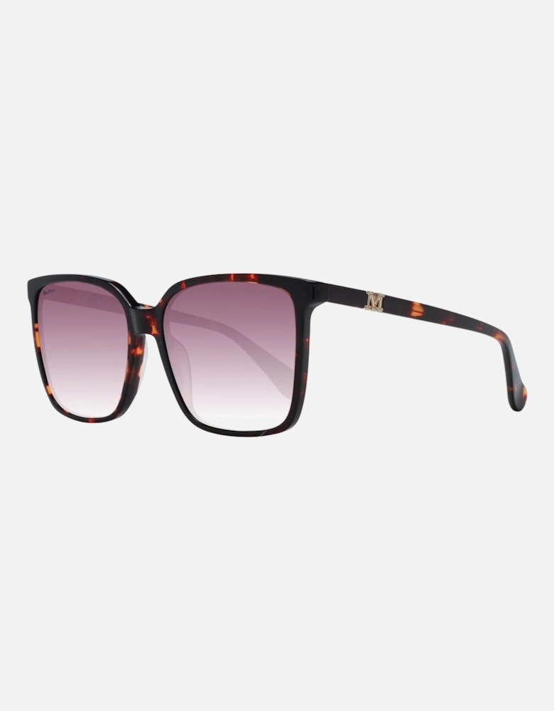 Red Square Sunglasses with Gradient Lenses - UVA/UVB Protection Women