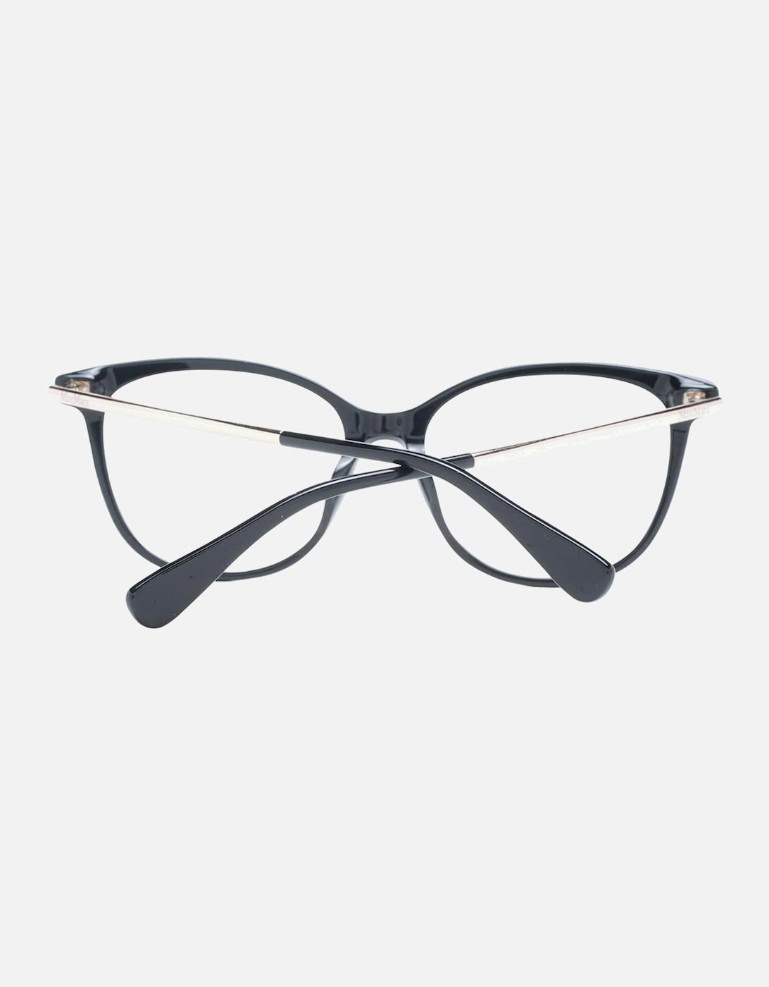 Black Square Plastic Frame Demo Glasses Women