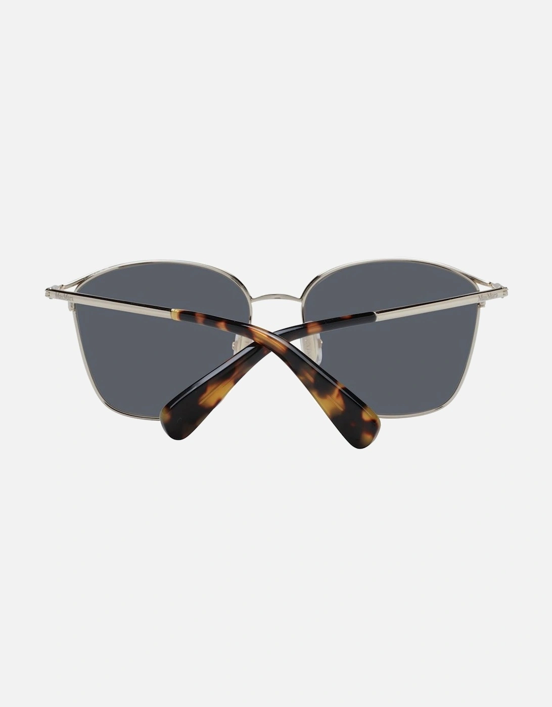 Gold Square Sunglasses with Green Lenses - 100% UVA & UVB Protection