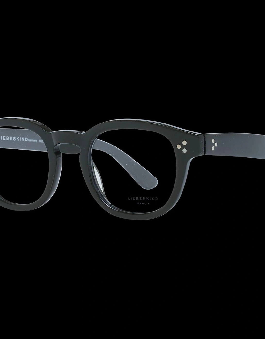 Berlin Round Eyeglasses Women - Black Frames, 7 of 6