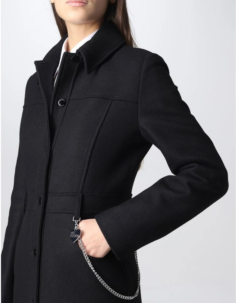 Wool Coat LO10251 Women - Black Jackets
