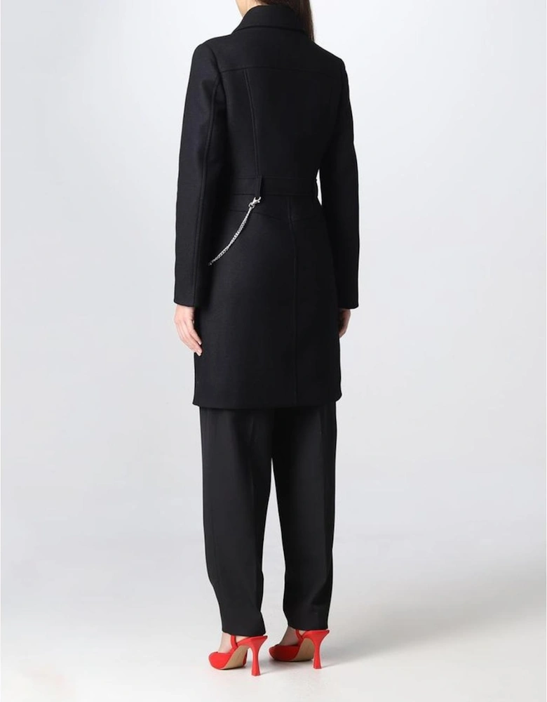Wool Coat LO10251 Women - Black Jackets