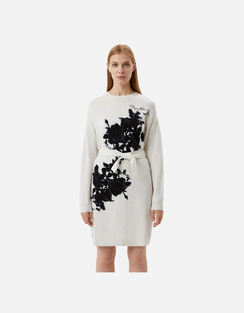 Floral Embroidered Mini Dress Women - White Dresses