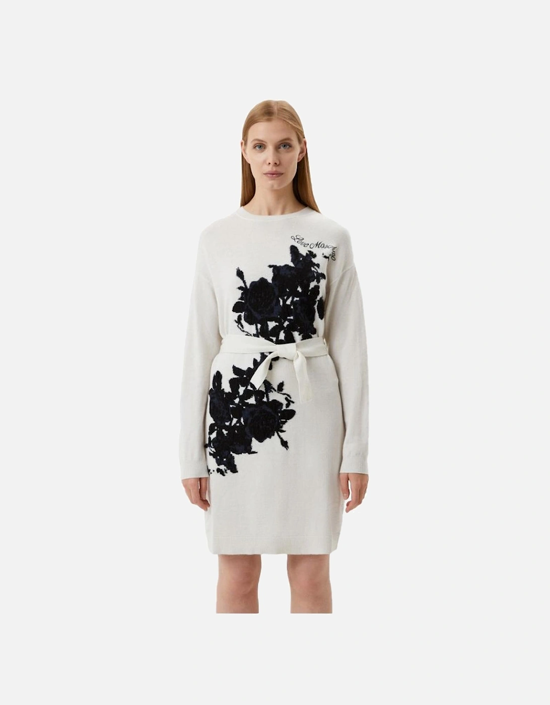 Floral Embroidered Mini Dress Women - White Dresses, 5 of 4