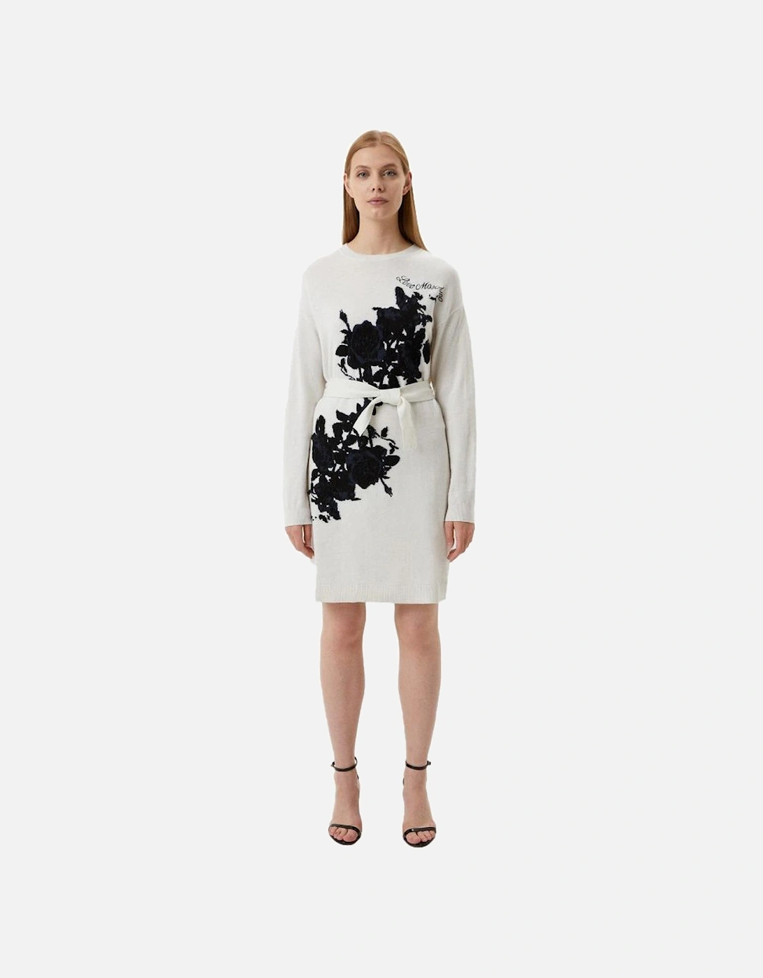 Floral Embroidered Mini Dress Women - White Dresses