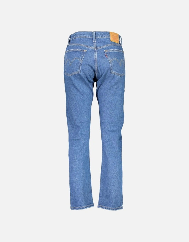 Classic 5-Pocket Jeans with Button Closure Women - Blue Jeans