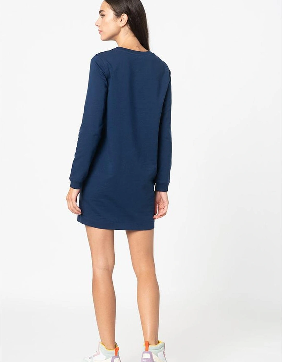 Relief Design Front Dress Women - Blue Dresses