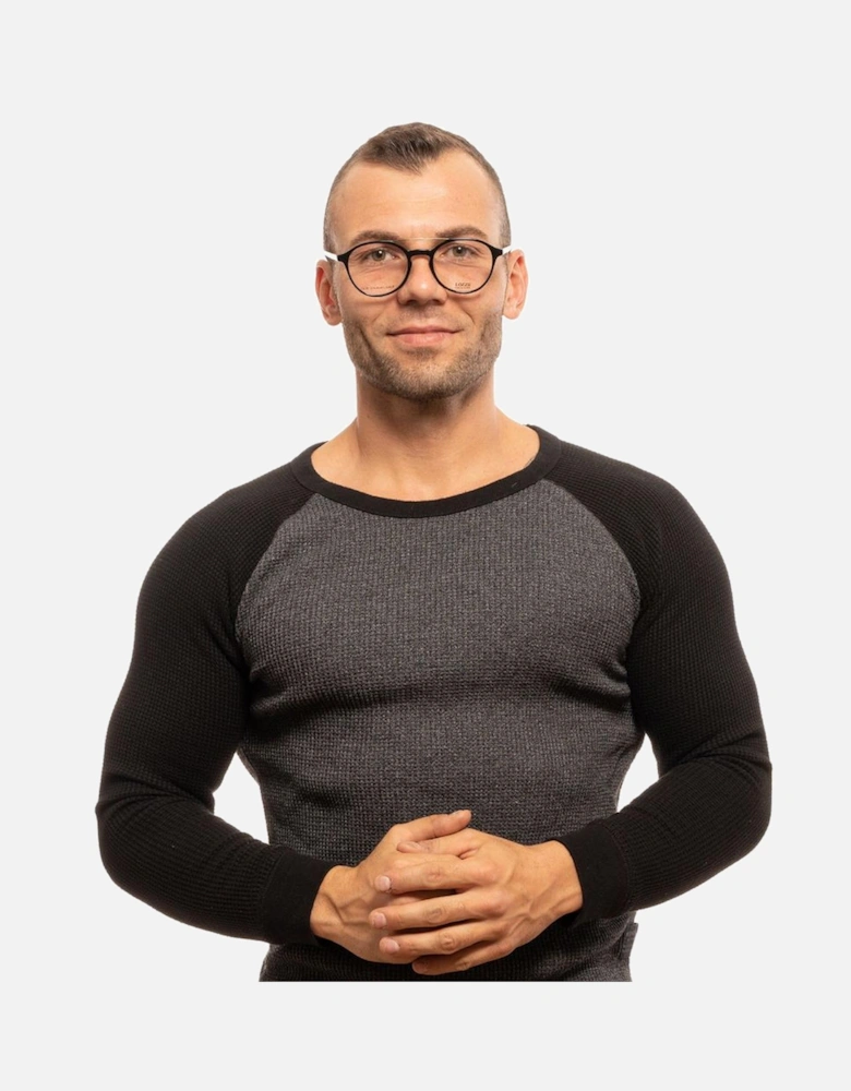 VL4001 Round Eyeglasses Unisex - Black Frames