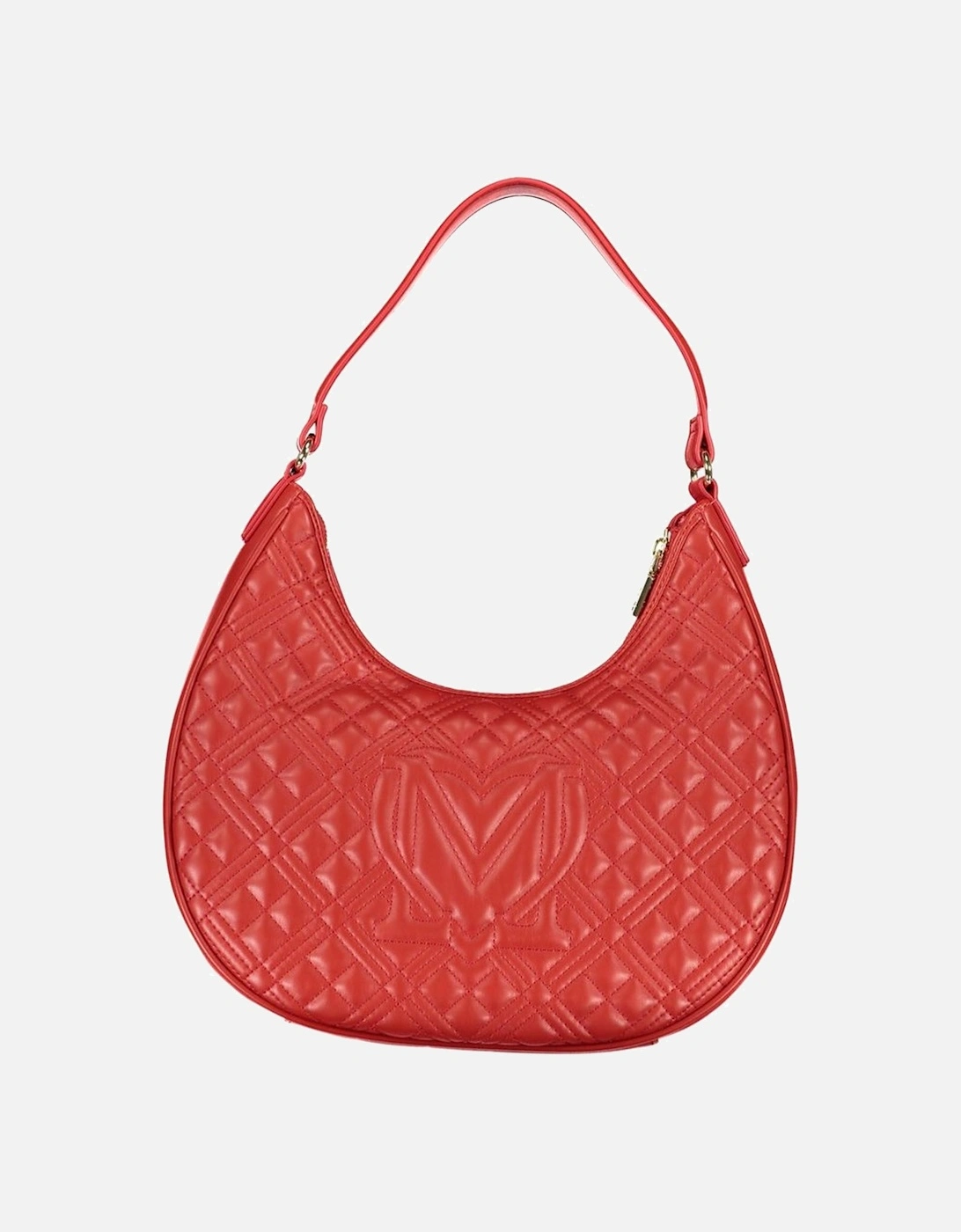 Black Zippered Tote Bag with Handles and Adjustable Strap Women - Pink