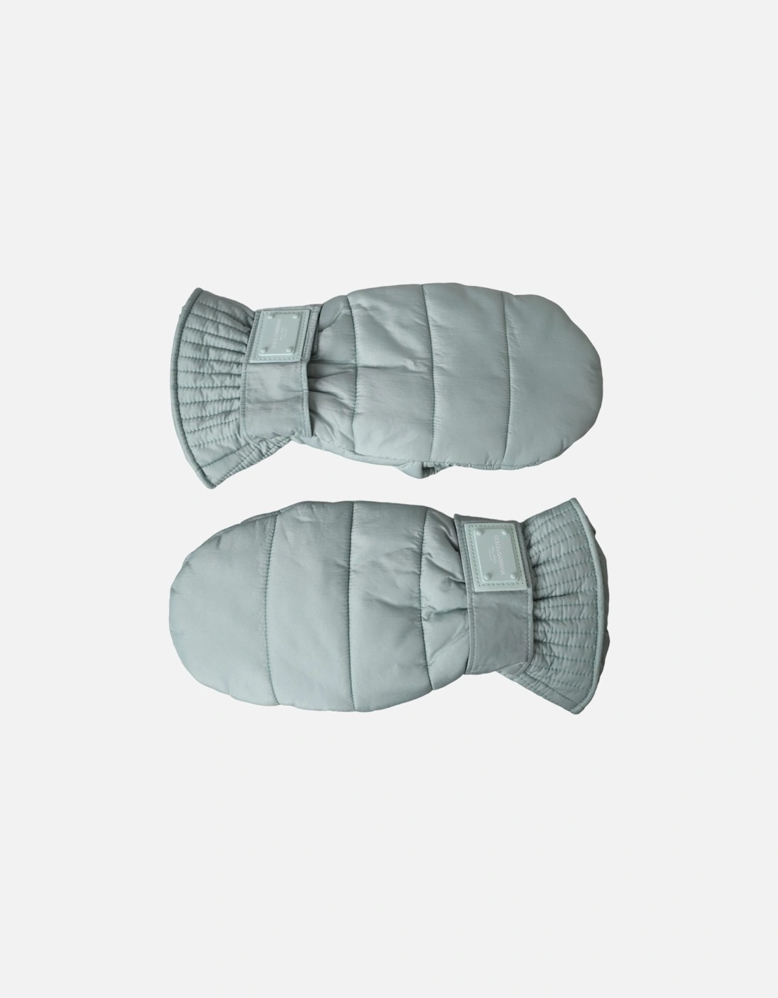 Nylon Cotton Wrist Length Mitten Gloves with Logo Details Women -