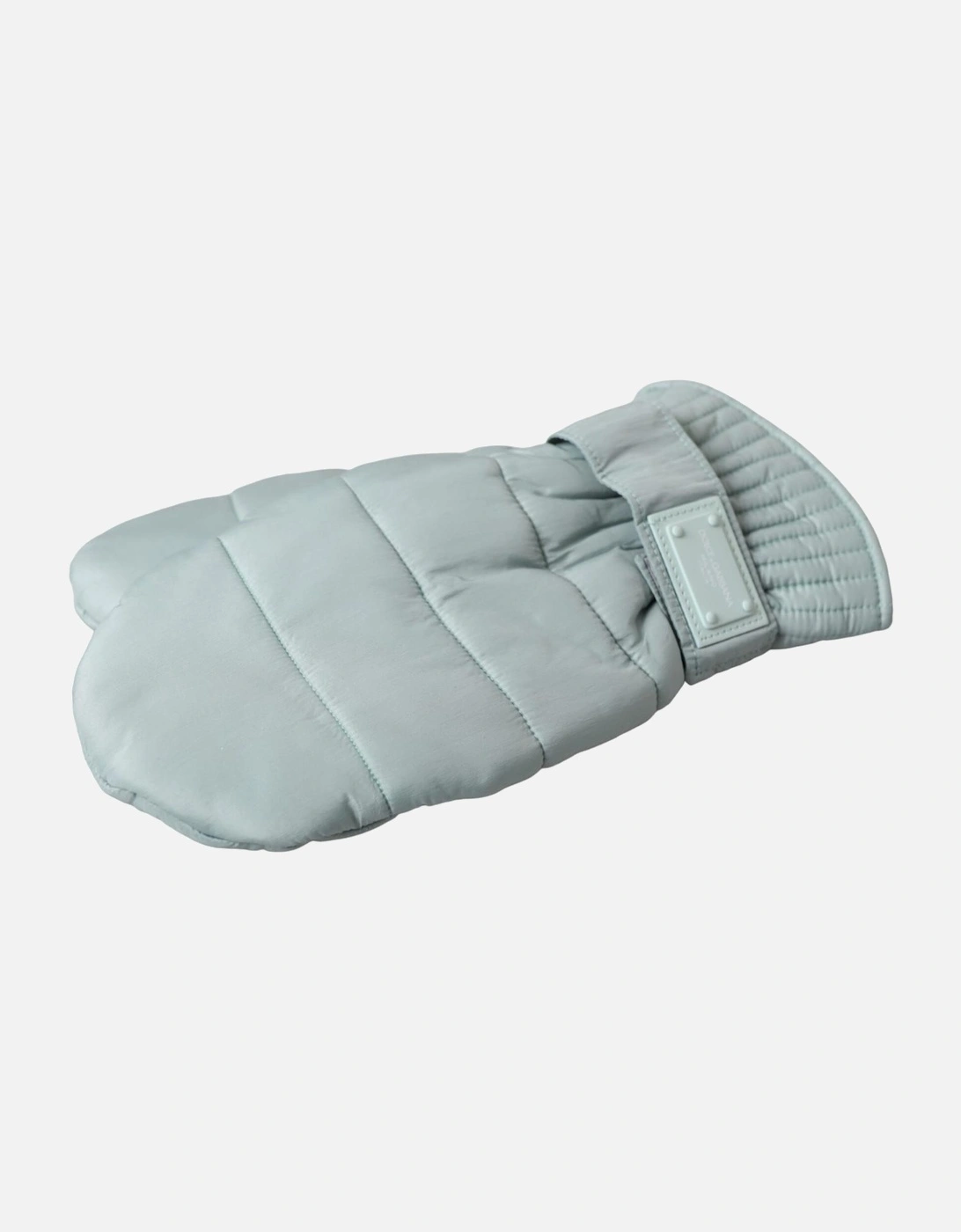 Nylon Cotton Wrist Length Mitten Gloves with Logo Details Women -