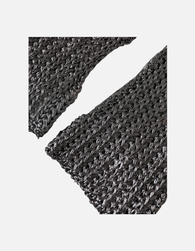 Elbow Length Fingerless Gloves in Grey Women - Gray