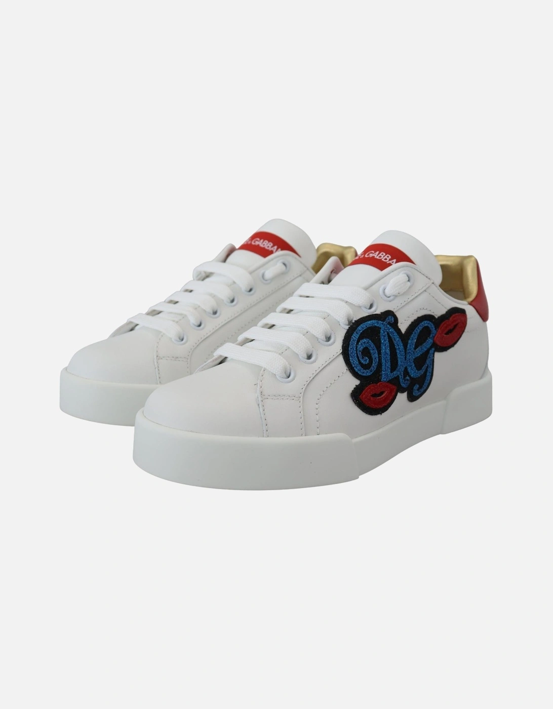 Kiss DG Leather Sneakers Women - White