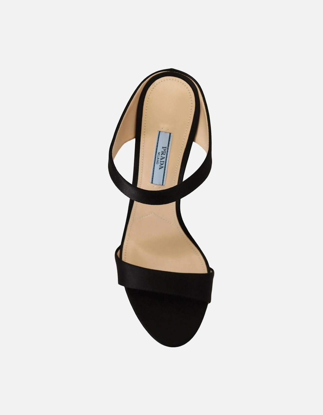 Leather Logo Detail Heeled Pumps Women - Black Sandals