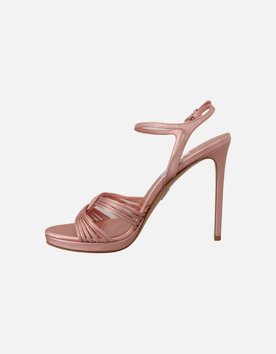 Stiletto Heel Sandals with Logo Detail Women - Pink