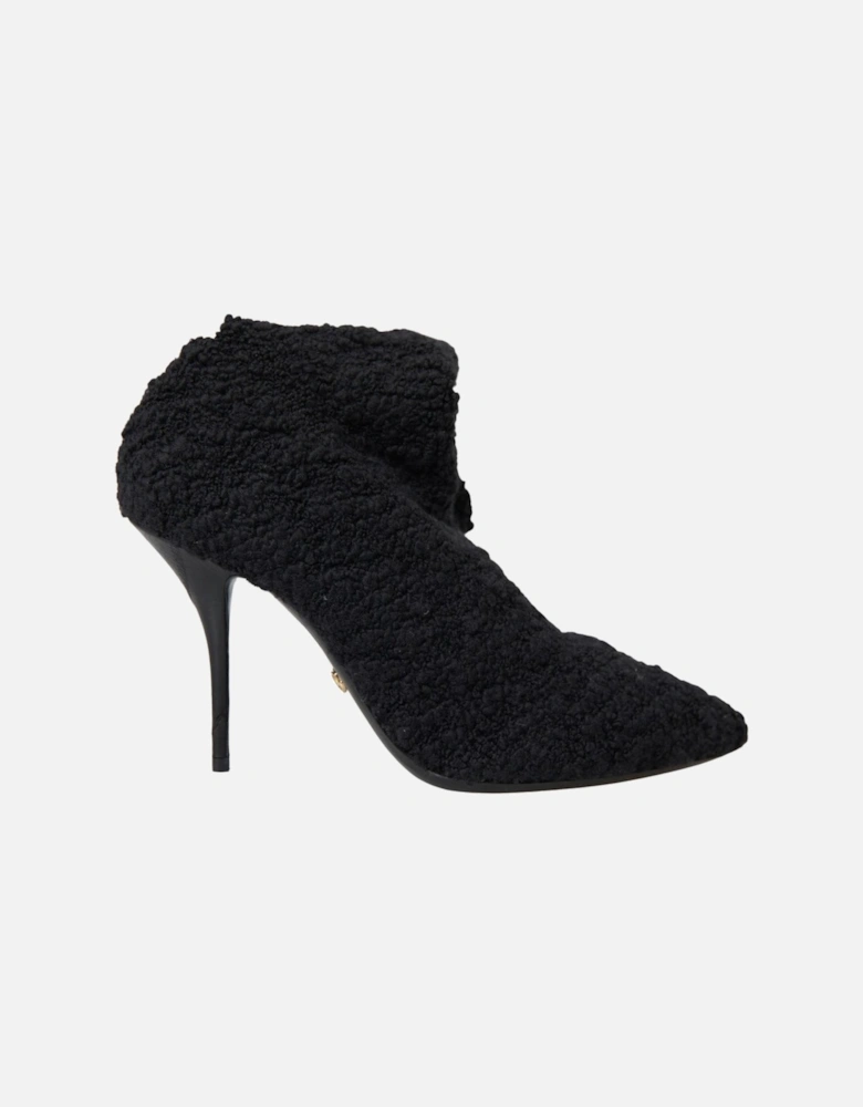 hearling Bootie High Heel tyle Women - Black