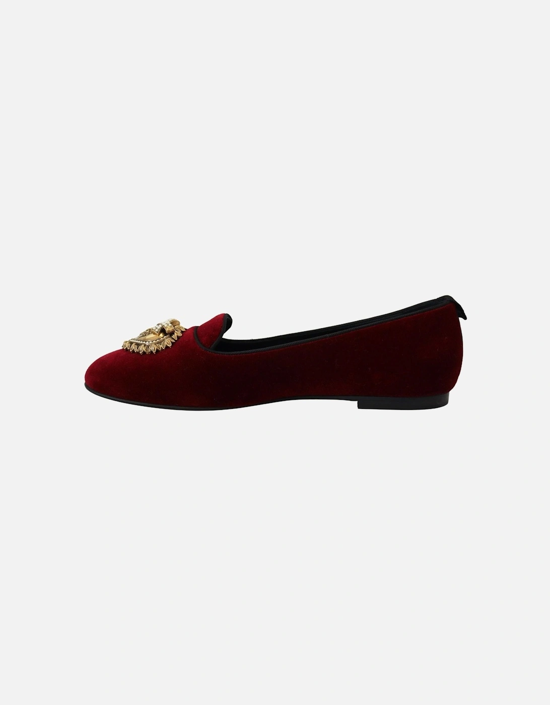 Velvet Loafers Burgundy Women - Bordeaux Flats