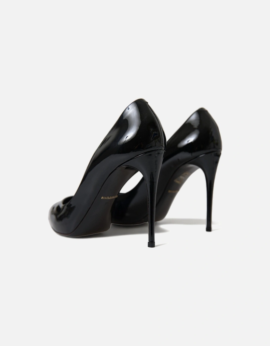 PointedToe Heels Patent Leather Pumps Women - Black