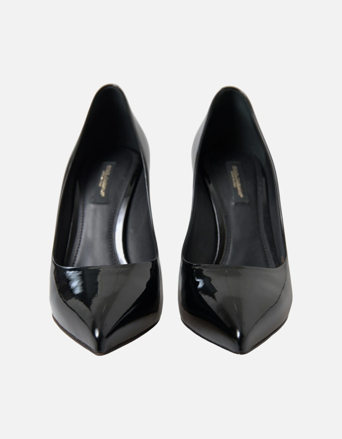 PointedToe Heels Patent Leather Pumps Women - Black