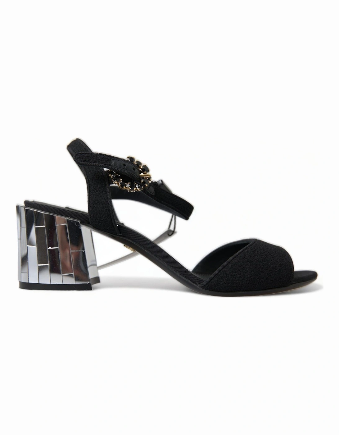 Mirror Heel Sandals Black Style Women, 7 of 6