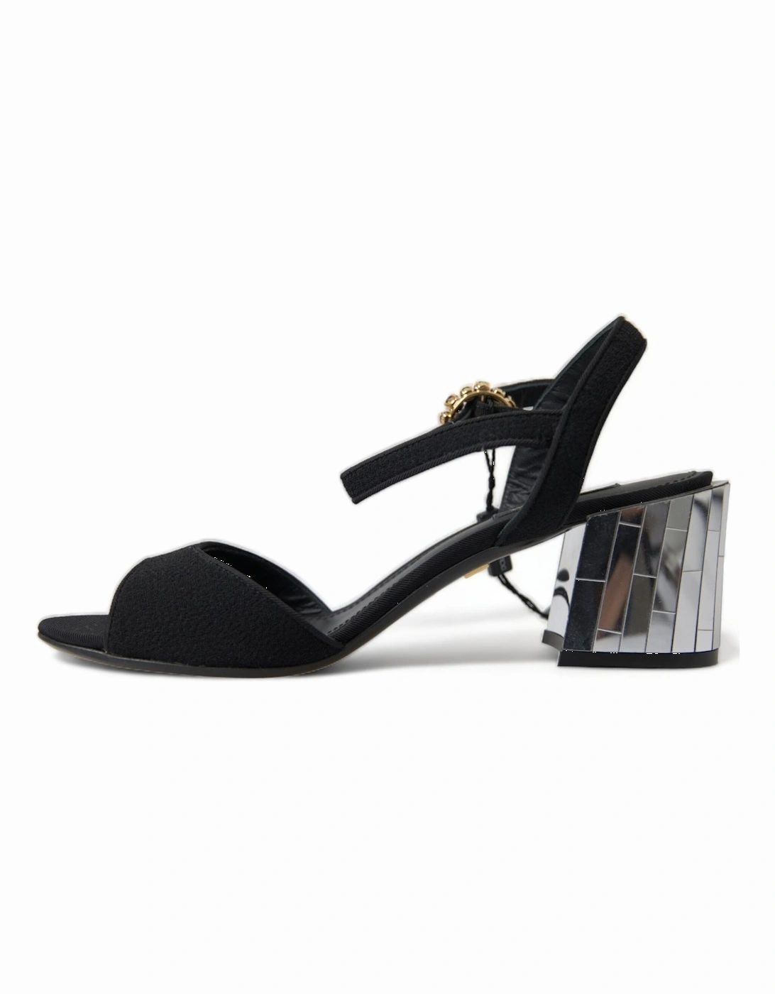 Mirror Heel Sandals Black Style Women