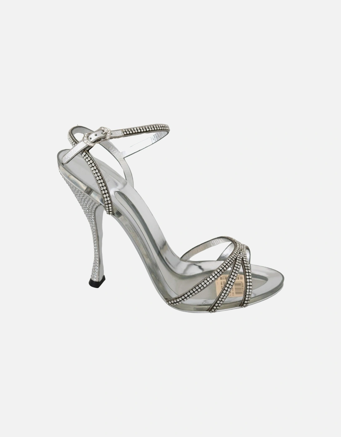 CrystalEmbellished Sandals Silver Women, 7 of 6